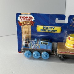 Fisher-Price Thomas & Friends Wooden Railway Real Wood Happy Birthday Thomas