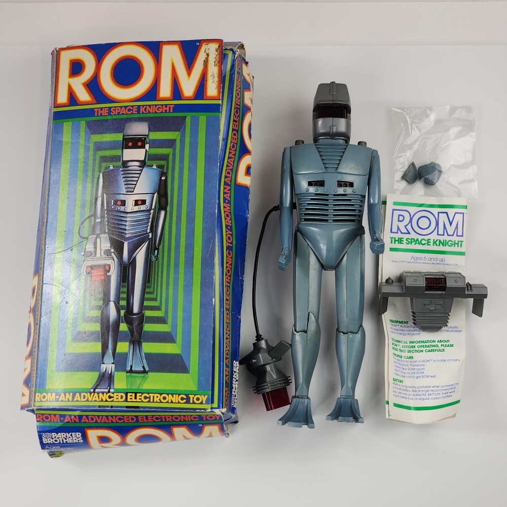 1979 ROM the Space Knight w/ Original Box and Instructions Rare VTG Parker Bros