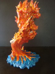 FLAME HAND Custom Kidrobot Santa Cruz Skateboards Screaming Hand Figure
