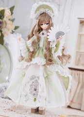 Come4Free Minty Feather Fog Poem 22cm/8.6In Bjd Dressable Action Figure Gift