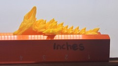 Crystal 3D Printed l Dragon Small Tellow