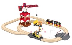 Battery Operated Locomotive Train, Magnetic Trains Toy for Wooden Tracks,