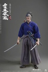 New ZGJKTOYS L-001 1/6 Samurai Miyamoto Musashi Collectible Male Figure Model