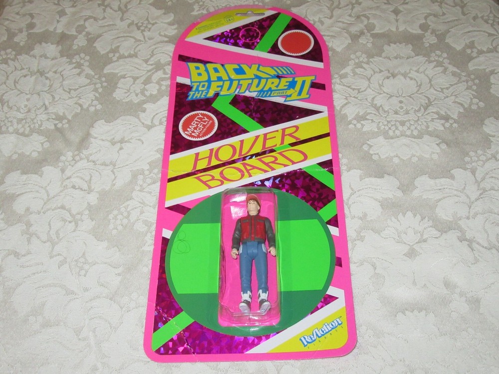 Super7 Reaction Damaged SDCC Back to the Future II Hover Board Marty McFly