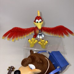 Banjo-Kazooie 8-Inch Banjo & Kazooie DELUXE FLOCKED Figure 2-Pack DNA Loose New