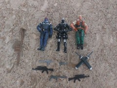 G.I. JOE Spy Troops the Movie Pack and 3.75 action figure 3-pack with Snake Ey