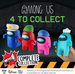 Among Us Cyan and Pink Crewmate Set PMI International