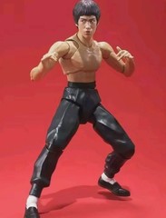 14cm Bruce Lee Articulated Action Figure V1 Yellow Jumpsuit V2 Black Pants KungW