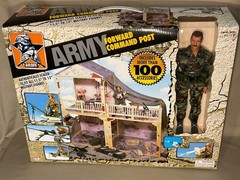 Vintage ARMY FORWARD COMMAND POST For 12″ GI Joe Size Figures Factory Sealed/New