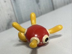 Pokemon Shuckle Figure Jazwares Nintendo Red Yellow Turtle Vinyl Figurine 2.25″