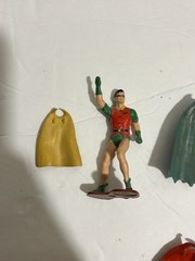 Rare Vintage 1966 Ideal Toys DC Comics Heroes Set – Batman, Superman, Flash etc