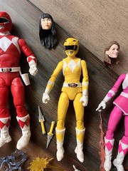 Hasbro Mighty Morphin’ Power Rangers Lightning Collection Loose Lot x5 MMPR OG