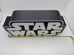 Retro Star Wars the original logo lightbox sign for vintage Star Wars display