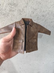 1/6 leather like Brown Jacket for 12″ male figure Phicen worldbox hot toys ❶USA❶