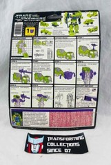 Transformers Original G1 1985 Constructicon Mixmaster Complete w/ Card & Bubble