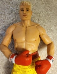 NECA Rocky IV Ivan Drago Yellow Trunks Action Figure, Loose