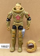 BLACK MAJOR RUSSIAN COSMONAUT COL. YURI ASTRONAUT G.I. Joe 3.75″ Figure
