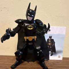 LEGO Batman Action Figure Black Plastic w/ Fabric Cape Included