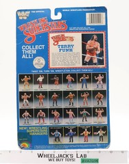 Terry Funk AUTOGRAPHED WWF Wrestling SuperStars w/ Poster NEW SEALED