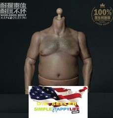 WorldBox 1/6 Durable Body fat Plump Body for hot toys WWE AT018 ❶USA IN STOCK❶