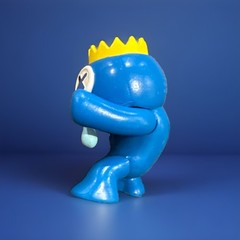 Phat Mojo Rainbow Friends Blind Bag Series 1 BLUE Figure (2023)