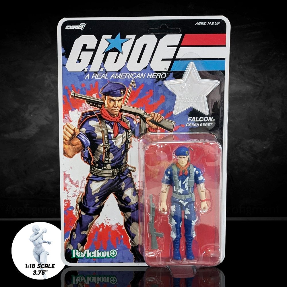 G.I. Joe Lt. Falcon (America’s 250th Anniversary) 3 3/4-Inch ReAction+ Figure