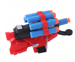 Spider Gloves Web Shooter Toy For Kids (15 Darts), Kids Plastic Cosplay Launcher