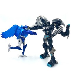 Transformers Beast Wars Alliance Blue Bolt Oversized Skywarp G1 Thundercracker