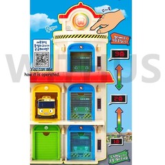 Tayo Little Bus Up & Down Elevator Main Garage Play Set (Not Included Car)