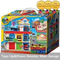 Tayo Little Bus Up & Down Elevator Main Garage Play Set (Not Included Car)