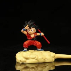 Anime Dragon Ball Goku & Flying Nimbus Action Figures Toy, Multiple Colors