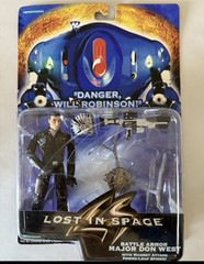 Trendmasters Lost in Space Major Don West Action Figure w/ Gun Spider