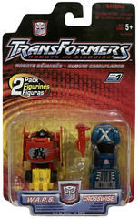 Transformers Robots in Disguise W.A.R.S. & Crosswise Figure Set NEW 2001 WARS