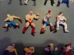 STREET FIGHTER GUMBALL MACHINE BOOTLEG MINI’S FIGURES SET OF 12 NEW PRICE