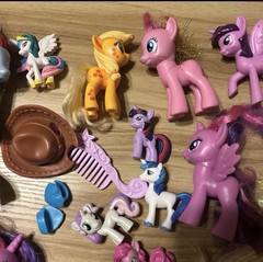 Large Mix Lot My Little Pony 42 Pcs + Accessories