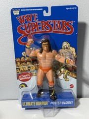 WWE LJN MATTEL SUPERSTARS ULTIMATE WARRIOR 8″ ACTION FIGURE BLUE CARD SHIPS NOW