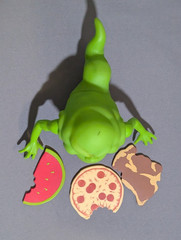 1984 Kenner SLIMER The Real Ghostbusters Figure Complete with Food Vintage