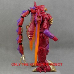 Upgrade Kit For Legacy Transmetal II Megatrn Replace Tail Knife Weapon