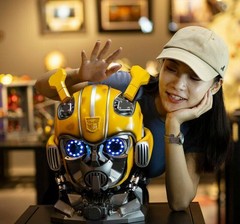 IN US Voice Control Killerbody 1:1 Bumblebee Mask Wearable Helmet New Gifts