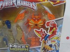 N A415 Power Rangers Mixx n Morph Samurai Gold Ranger / Claw Zord Figure Set