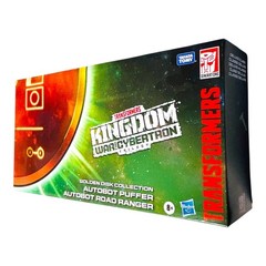 Transformers Kingdom Golden Disk Puffer & Road Ranger Set NEW SEALED EXCLUSIVE