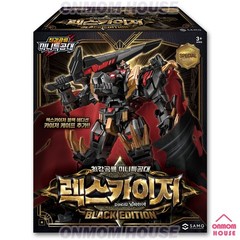 Miniforce Rex Kaiser Black Edition Transforming Robot Figure Dinoid Warrior