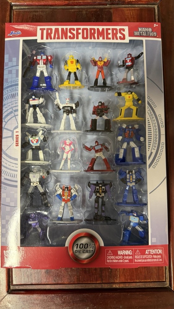 Jada Toys Transformers Series 1 Nano Metal Figs 18 piece Set