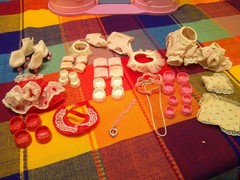 Vtg My Little Pony MLP Clothing & Accessories W/Rare Candy Heart Necklace 46 Pcs