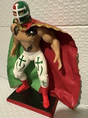 Templario (Tricolor ) Wrestler 7 in Lucha Action Figure Mexican Toys HANDMADE