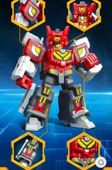 Metal Cardbot S Random Blocks Mini Figure Transformer Robot Toy SAMG 9Types 6cm