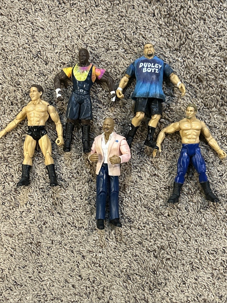WWE Figures Lot(5) Dudley Boyz