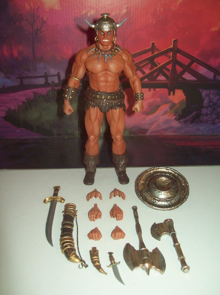 Frazetta Girls Icons Conan Barbarian incompl. Mythic Legions Savage Crucible