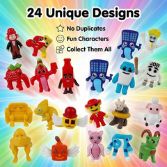 24PCS Italian Brainrot Steal a Brainrot 67 Toys, 1.8″ Brain Rot Action Figure, V