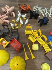 VTG Lot Play Mobile Figurines, Cowboys, Circus, Animal Figurines & Accessories